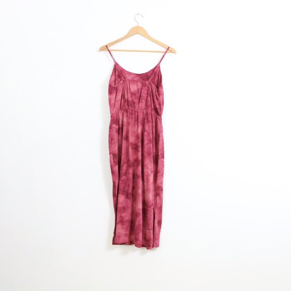 *Old Navy Waist-Defined Tie-Dye Slub-Knit Midi Cami Dress - Picture 9 of 11
